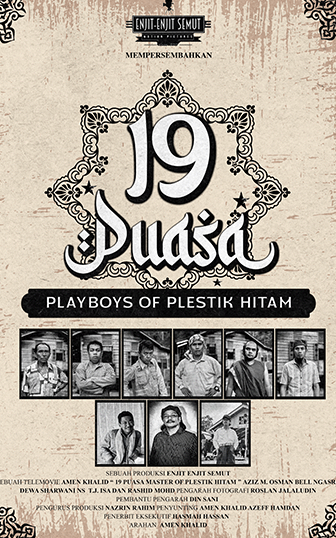 19 PUASA playboys of plestik hitam poster